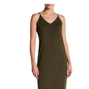 NWT Knit Maxi Dress, Olive